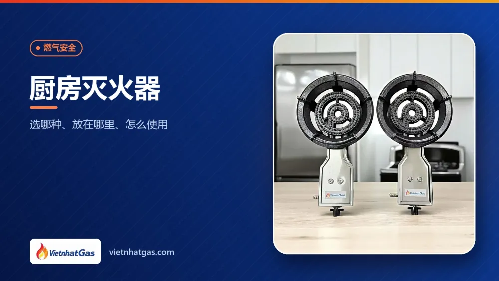 厨房灭火器:选哪种、放在哪里、怎么使用