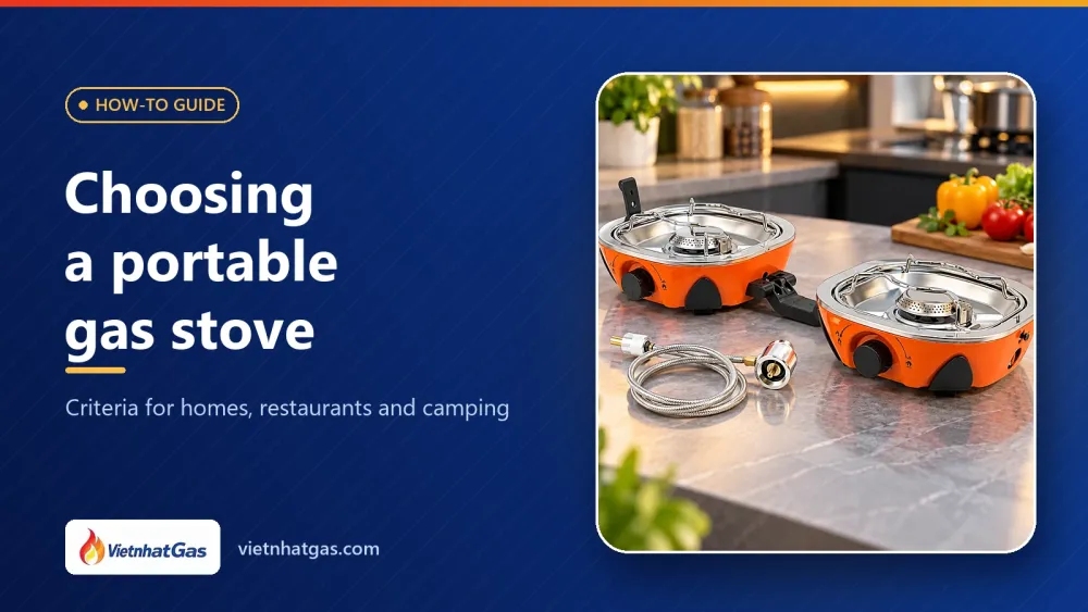 Choosing a portable gas stove: criteria for homes, restaurants and camping