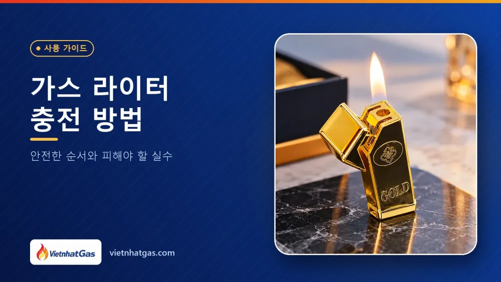 가스 라이터 충전 방법: 안전한 순서와 피해야 할 실수