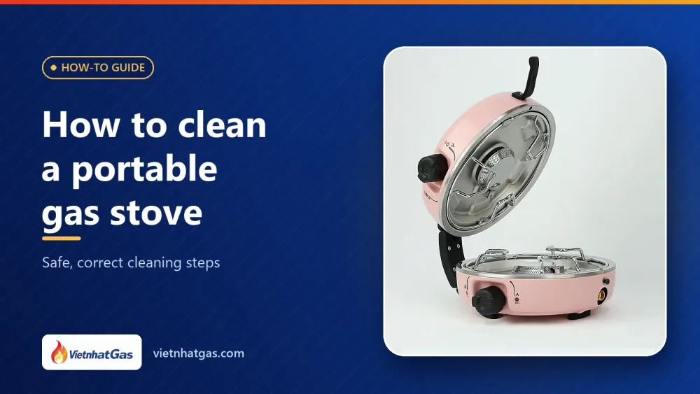 How to clean a portable gas stove: safe, correct cleaning steps