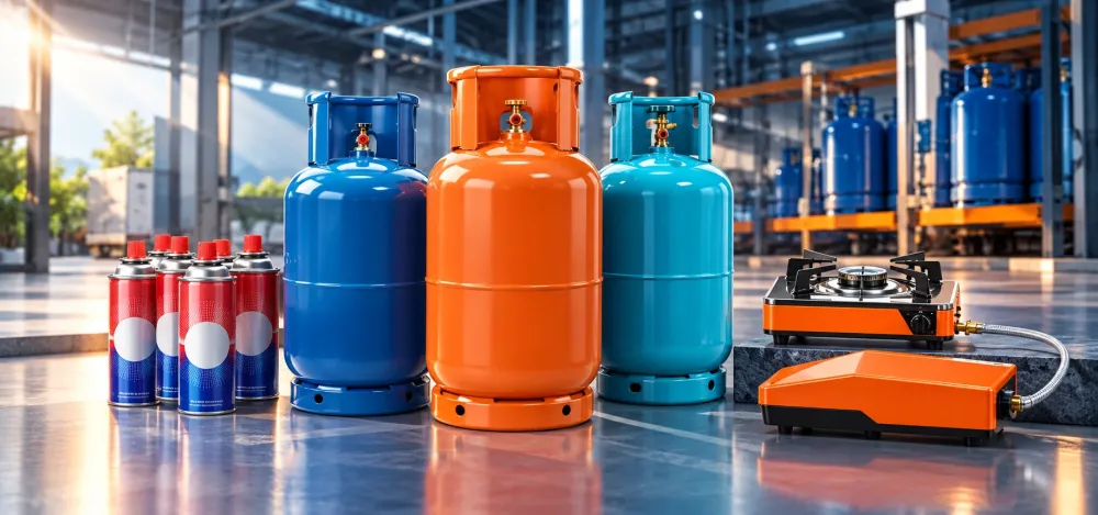 Vỏ bình gas VietnhatGas tại nhà xưởng